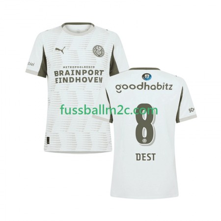 Fußballtrikots PSV Eindhoven Sergino Dest 8 Ausweich Trikotsatz 2025-2026 Fußballtrikots PSV Eindhoven Sergino Dest 8 Ausweich Trikotsatz 2025-2026